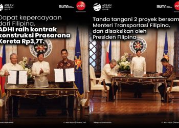 ADHI Dipercaya Bangun Prasarana Kereta Api di Filipina