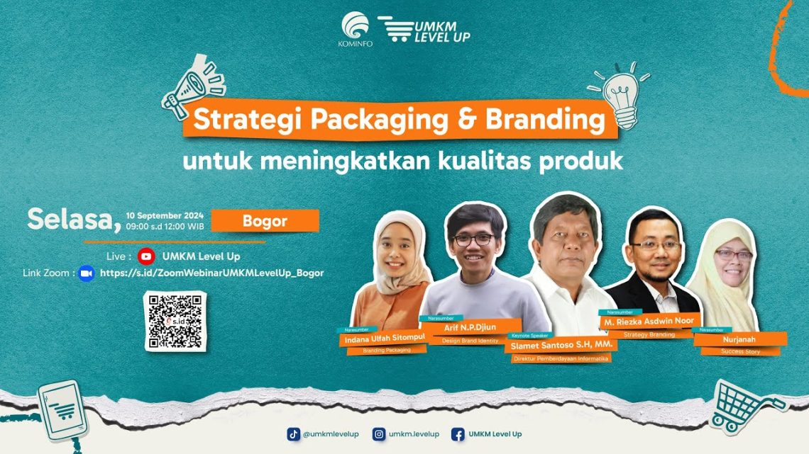 Kemenkominfo Tingkatkan Kualitas Produk UMKM lewat Strategi Packaging dan Branding