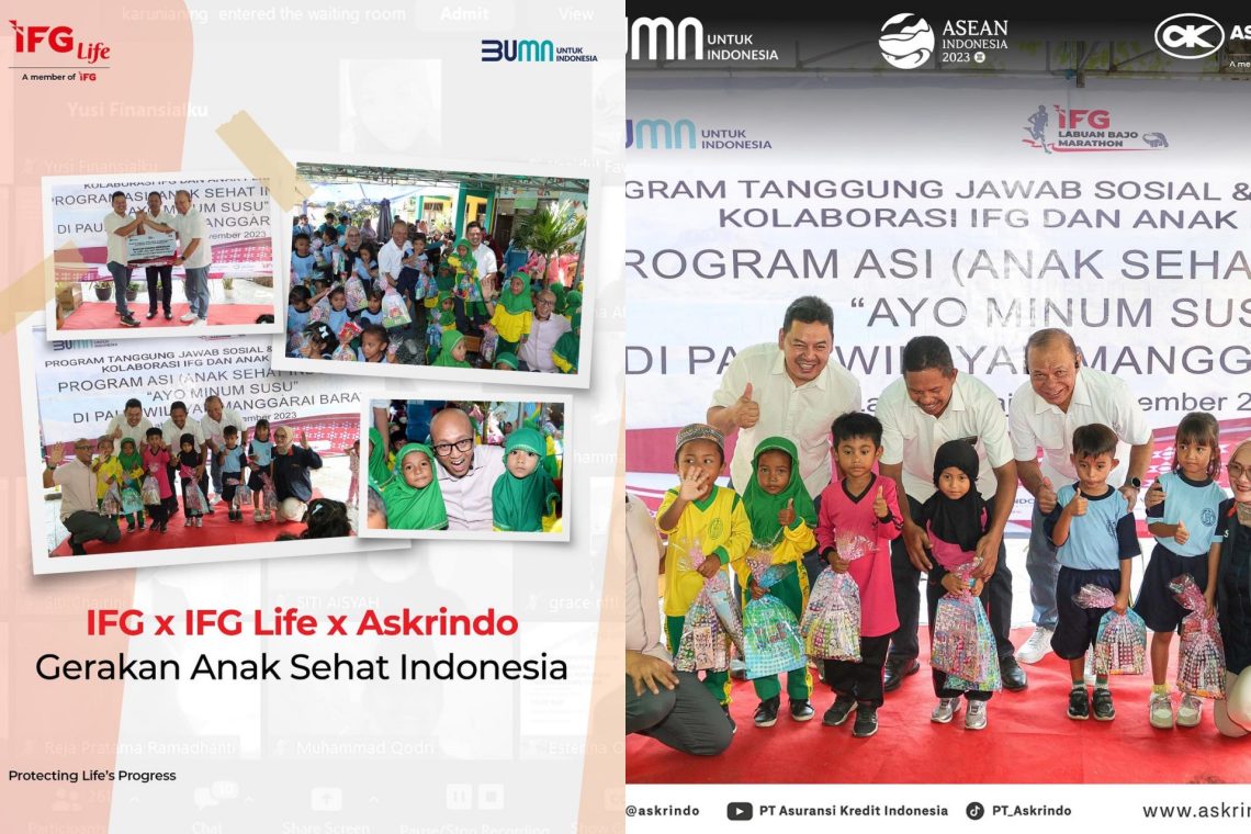 Askrindo dan IFG Gelar Gerakan Anak Sehat Indonesia di Manggarai Barat