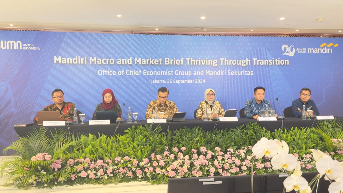 Bank Mandiri: Ekonomi Indonesia Mampu Hadapi Ketidakpastian Global