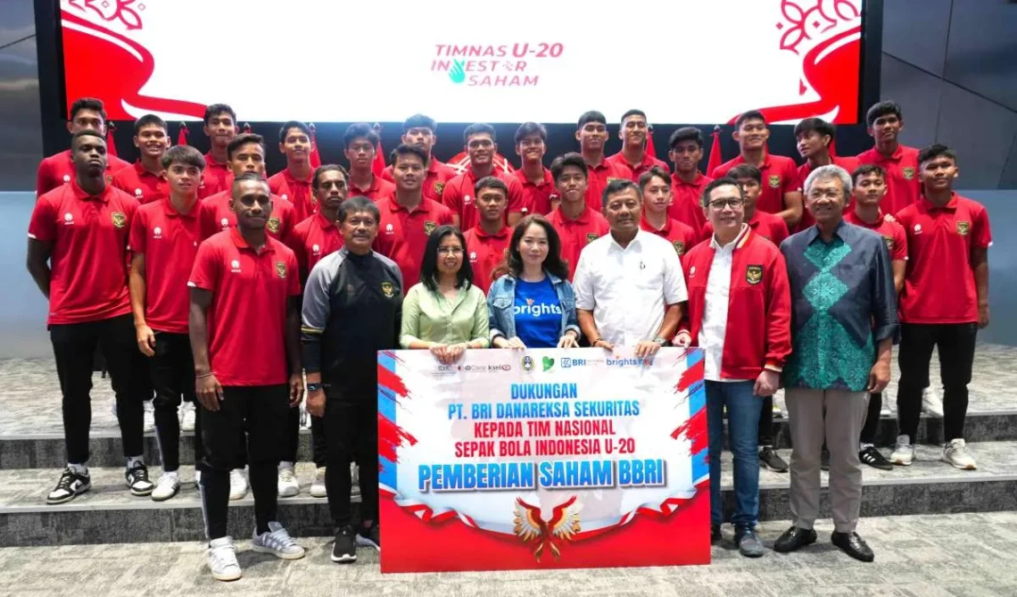 BRI Danareksa Sekuritas Berikan Saham BBRI untuk Punggawa Timnas U-20