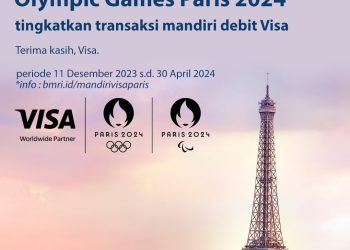 Bank Mandiri Bersama Visa Ajak Nasabah Nonton Olimpiade 2024 di Paris