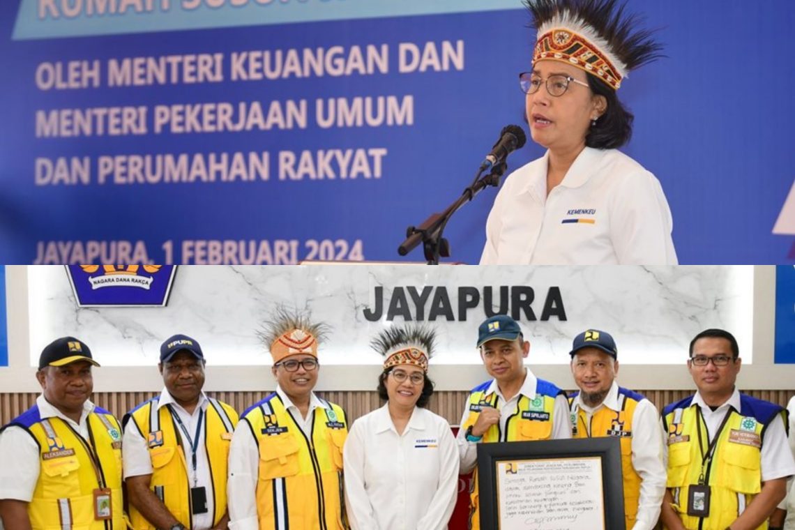 Menkeu Resmikan Rumah Susun di Jayapura