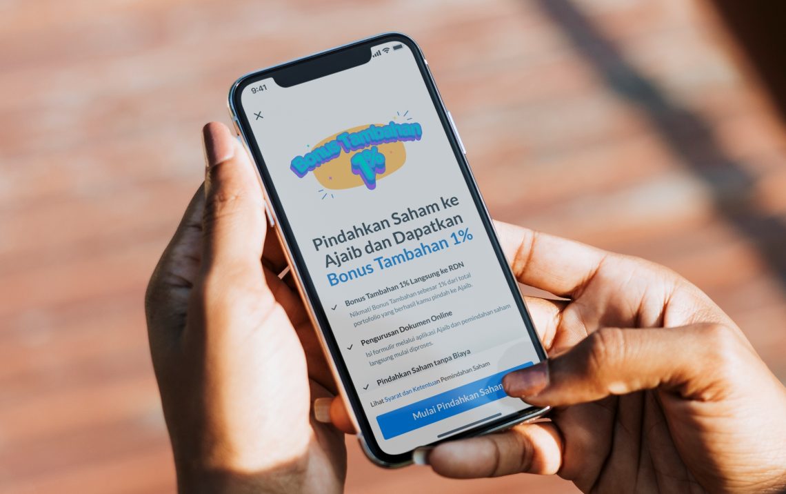 Ajaib Beri Bonus Tambahan 1% dari Portofolio untuk Trader Saham