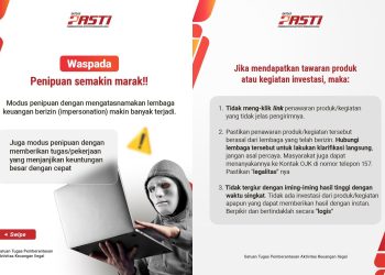 Satgas PASTI Blokir 824 Entitas Ilegal periode April-Mei 2024