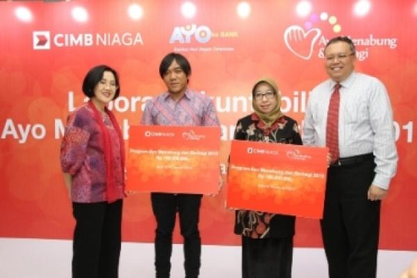 CIMB Niaga Akhiri Program Ayo Menabung & Berbagi 2013