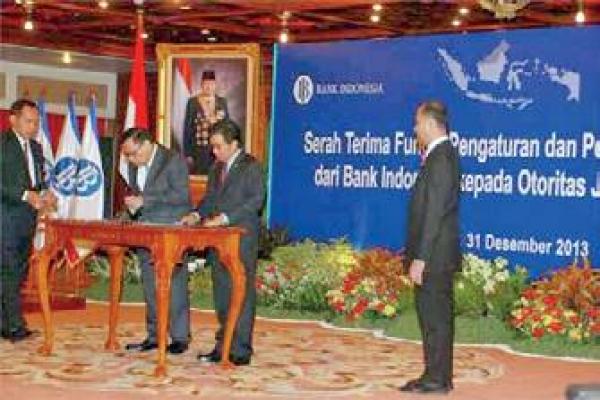 Serah Terima Pengawasa Perbankan