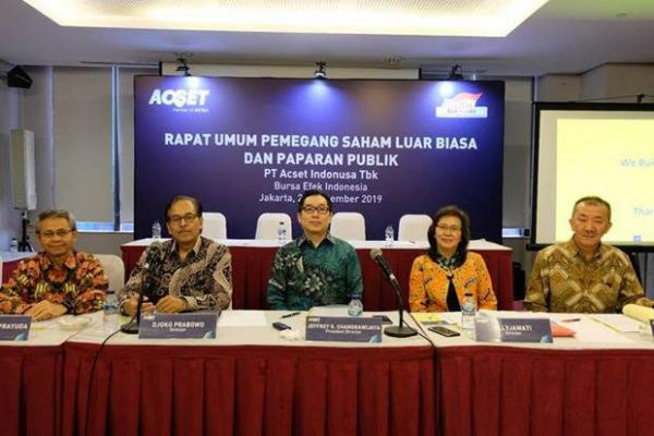 Perkuat Pertumbuhan Bisnis, Acset Raih Pinjaman 4 T