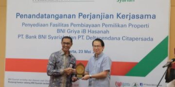 Dorong Bisnis Properti, BNI Syariah Gandeng Developer Tangerang, Deltacendana Citapersada