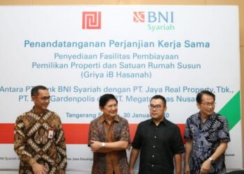 BNI Syariah Tandatangani Kerjasama dengan Tiga Developer Properti