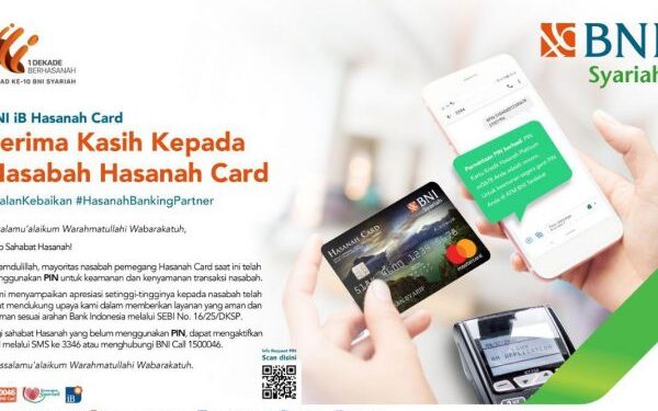 BNI Syariah Wajibkan Transaksi Kartu Kredit Pakai PIN