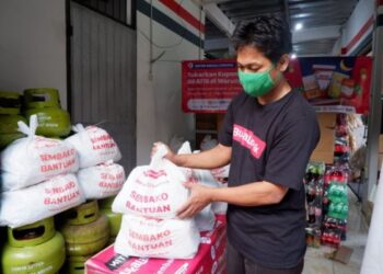 Warung Mitra Bukalapak Salurkan 10 Ribu Paket Sembako