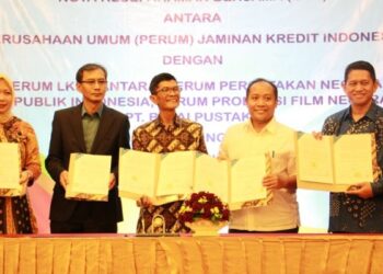 Jamkrindo dan 4 BUMN Jalin Kemitraan Strategis Bidang Media