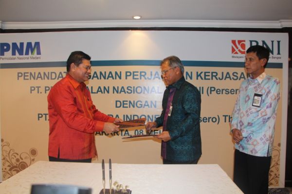 BNI Perkuat Sinergi dengan PNM Dalam Penyaluran Kredit UMKM