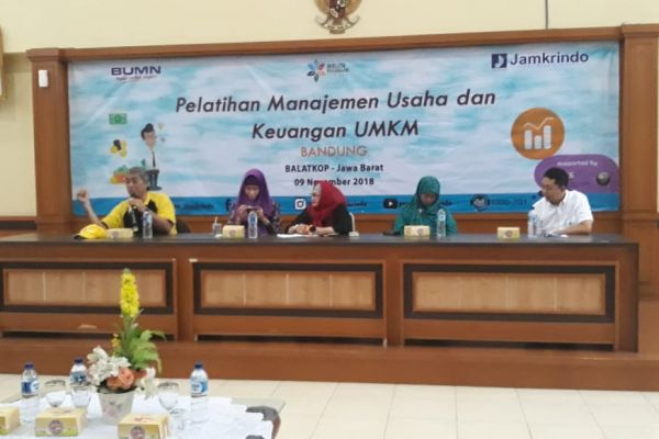 Perum Jamkrindo Gelar Pelatihan UMKM di Bandung