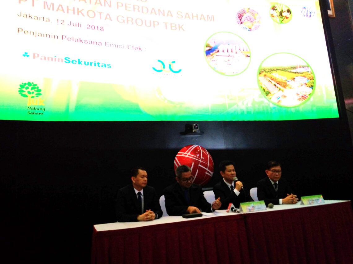 IPO, Mahkota Group Kantongi Rp158,33 Miliar