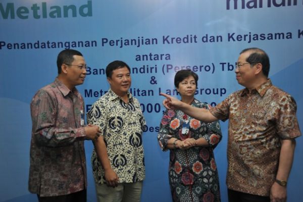 Mandiri Kucurkan Kredit Rp415 Miliar Ke Metland