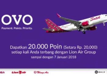 Perluas e-Payment, OVO Gandeng Lion Air Group