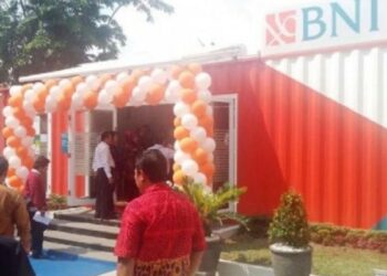 BNI Bangun Outlet Peti Kemas