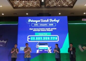Sinergi OVO, Grab dan Tokopedia Salurkan Donasii Rp 11 Miliar