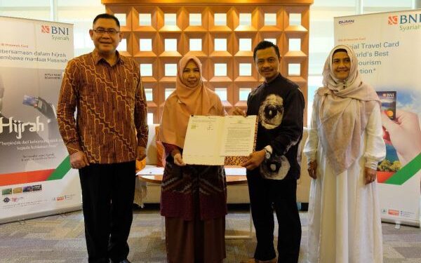 Tingkatkan Volume Transaksi iB Hasanah Card, BNI Syariah Gandeng Tour Travel Nusantara USA