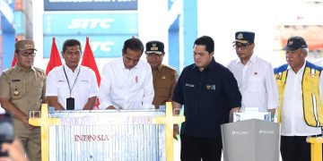 Presiden Joko Widodo Resmikan Makassar New Port