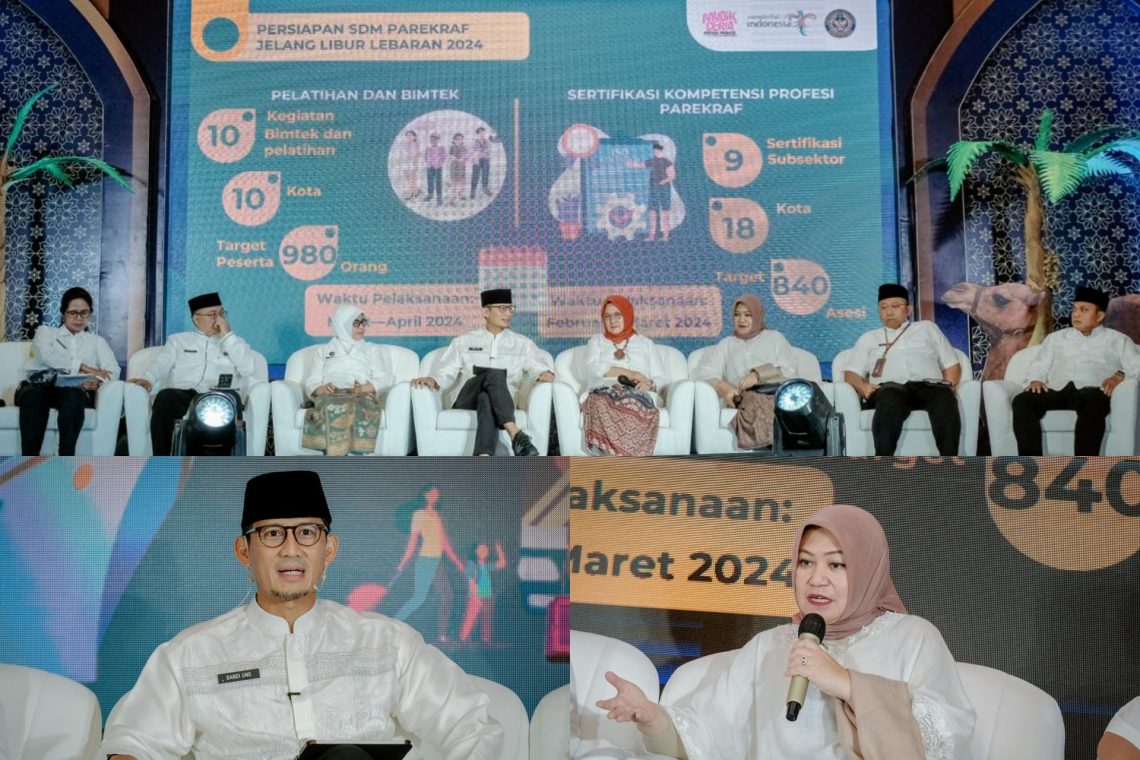 Kemenparekraf Tingkatkan Kualitas SDM Parekraf Menuju Lebaran 2024