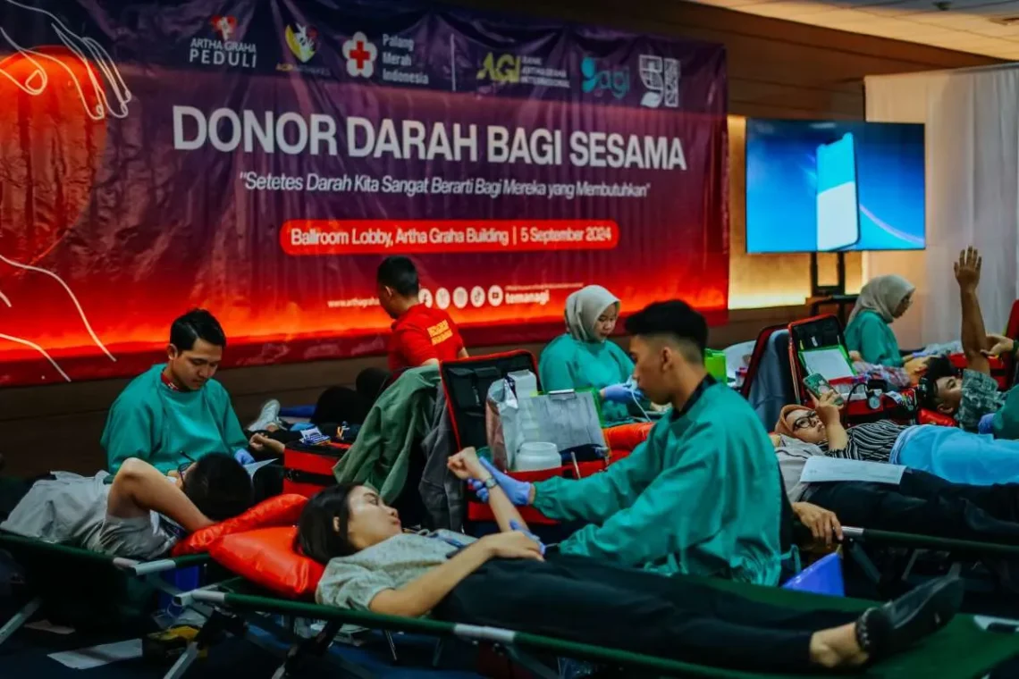 Rayakan HUT ke-51 Bank Artha Graha Internasional Kembali Gelar Kegiatan Donor Darah