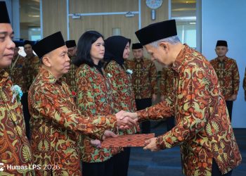 Kejar Target Penjaminan Polis 2027, Anggito Lantik 40 Pejabat Baru di Berbagai Lini Strategis