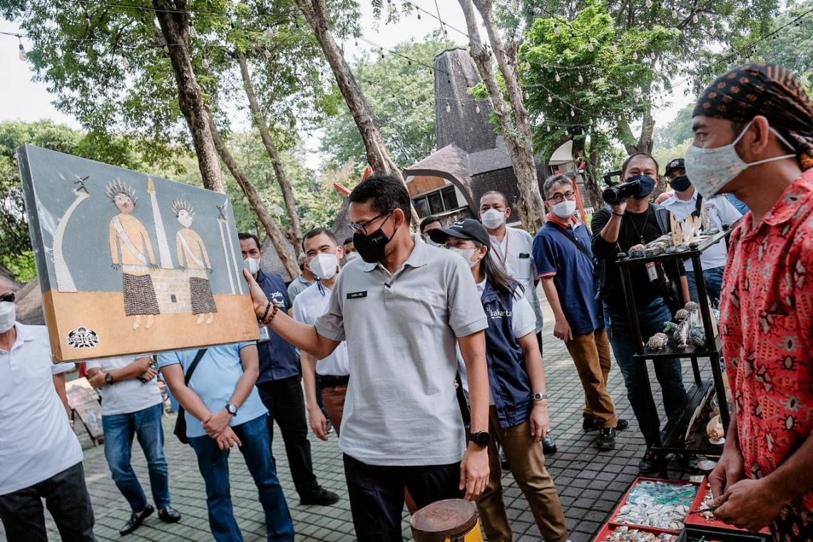 Menparekraf Tinjau Kesiapan Prokes di TIJ Ancol Jakarta