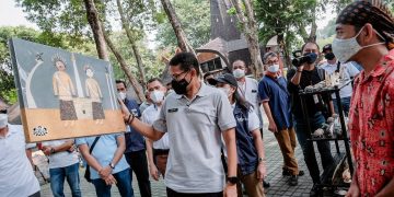 Menparekraf Tinjau Kesiapan Prokes di TIJ Ancol Jakarta