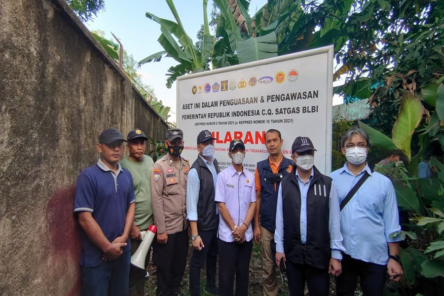 Satgas BLBI Kembali Sita Aset Properti Tanah dan Bangunan Obligor di Lampung