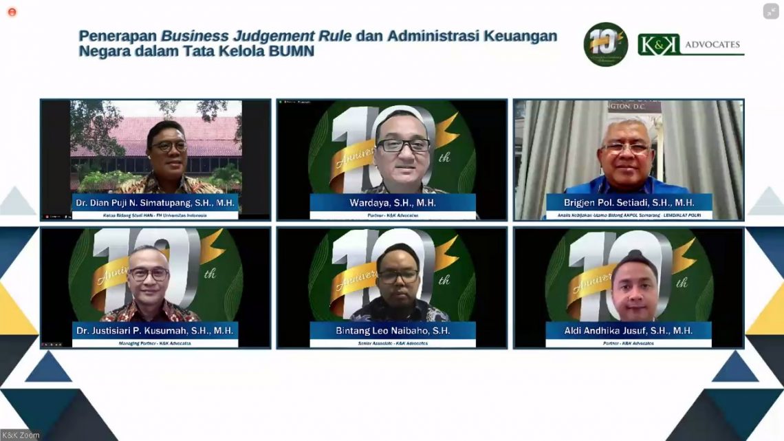 Business Judgement Rule, Batu Uji Penyelesaian Perkara BUMN