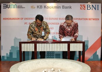BNI Tanda Tangani MoU dengan KB Kookmin Bank