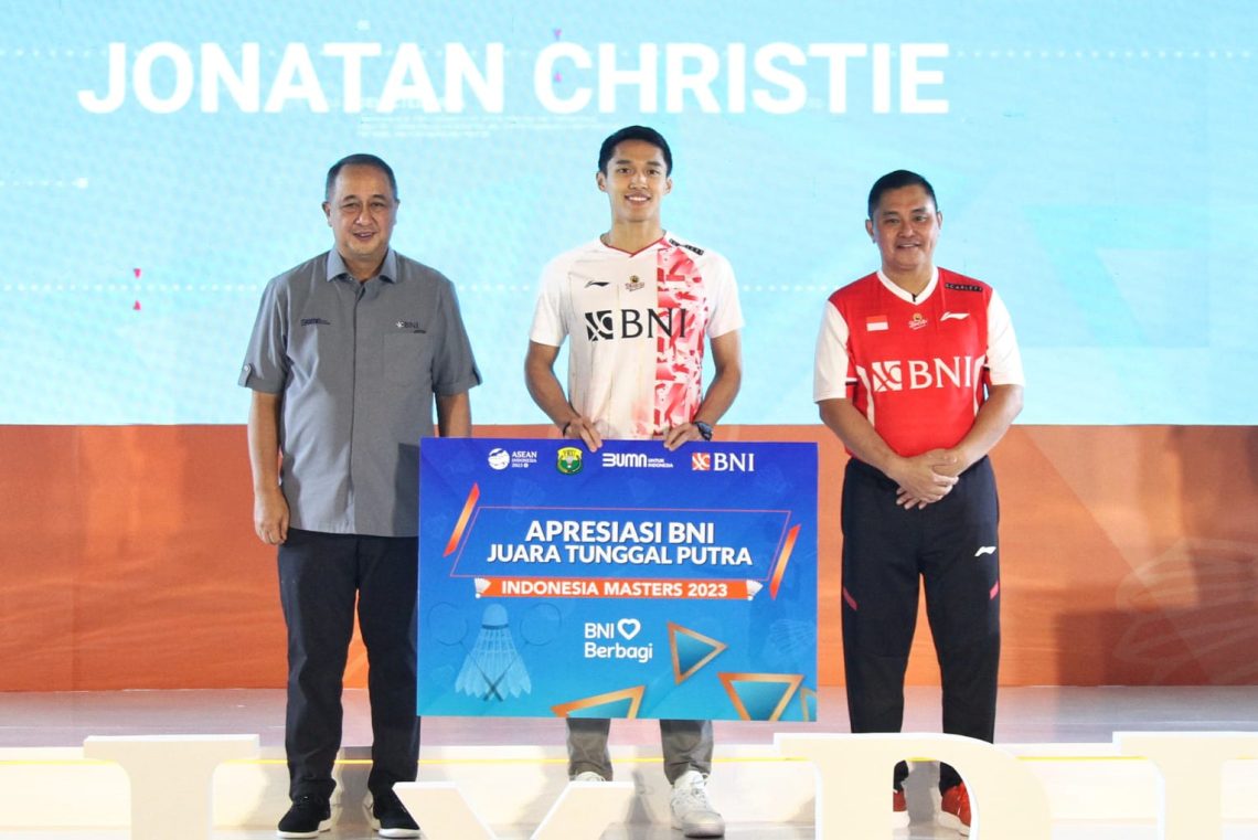BNI Apresiasi Atlet Berprestasi di Indonesia Masters 2023