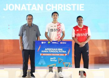 BNI Apresiasi Atlet Berprestasi di Indonesia Masters 2023