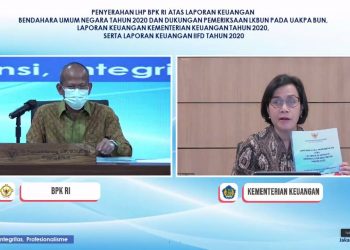 BPK Berikan Opini WTP Atas LK Kemenkeu BA 015 dan LK BUN Tahun 2020