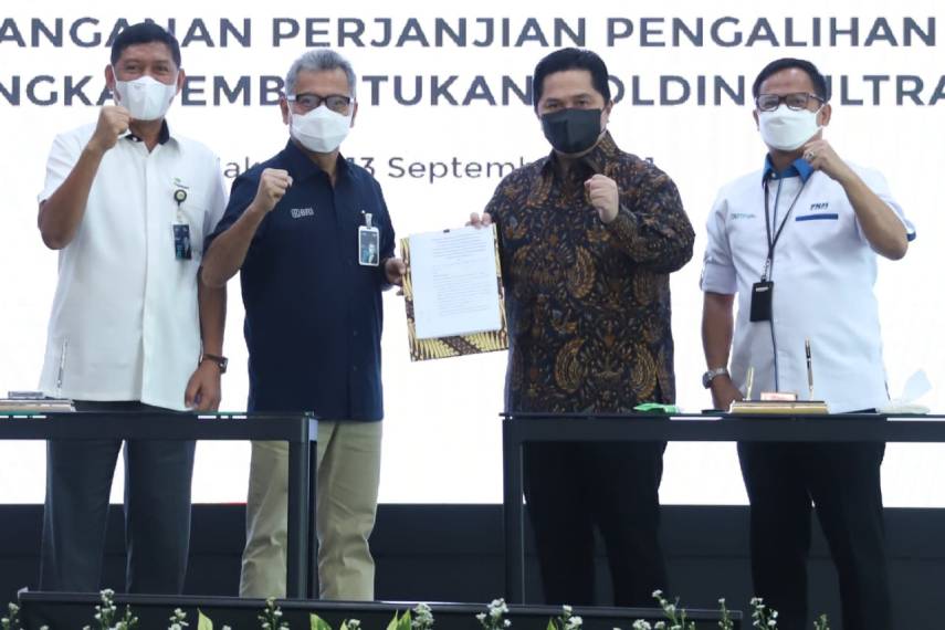 BRI Resmi Menjadi Induk Holding BUMN Ultra Mikro