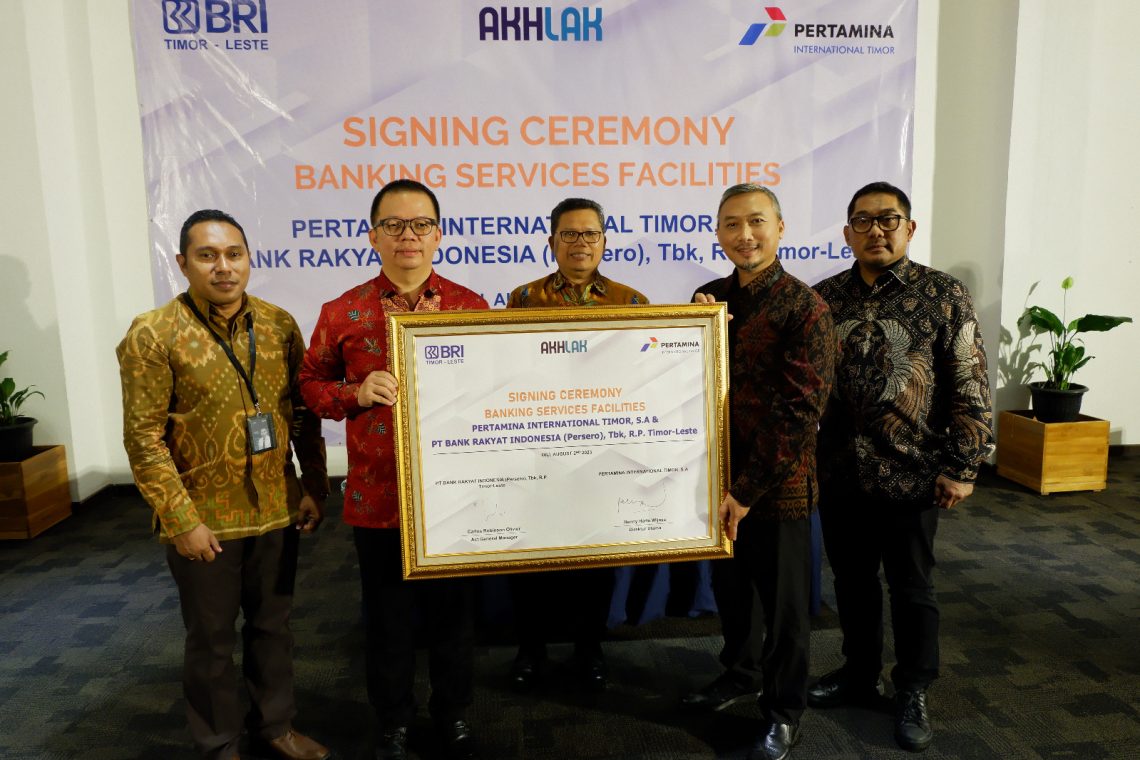 Siapkan Integrated Banking Solution di SPBU, BRI Timor-Leste Gandeng Pertamina International Timor, S.A