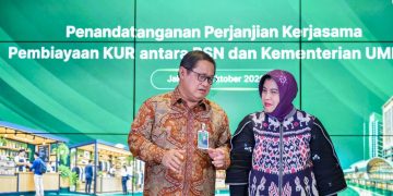 Teken PKS dengan Kementerian UMKM, Bank BSN Siap Guyur Pembiayaan KUR