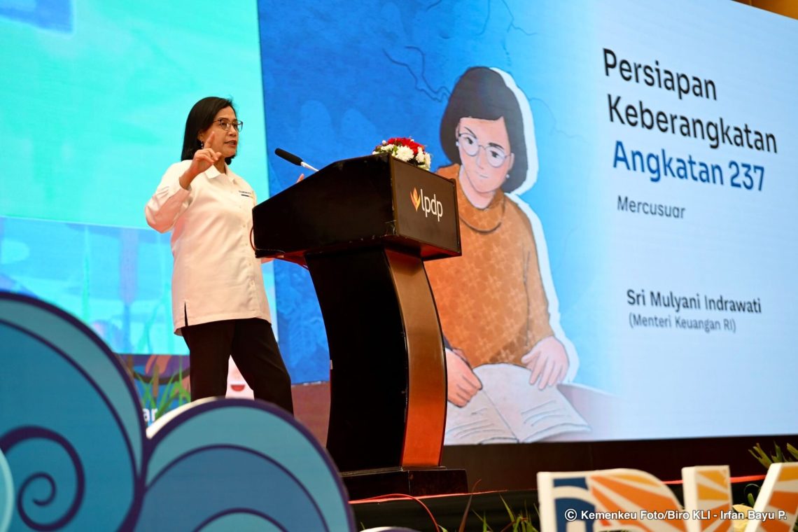 Menkeu Hadiri Persiapan Keberangkatan Awardee LPDP ke-237