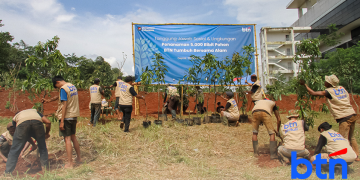 BTN Tanam 5.000 Pohon di Depok, Perkuat Ketahanan Lingkungan Kota Penyangga Jakarta