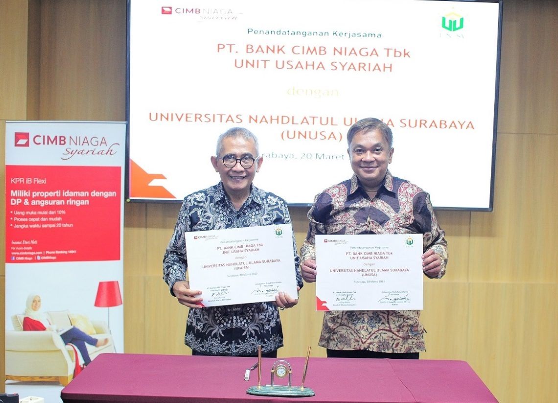 Perluas Pembiayaan Pendidikan, CIMB Niaga Syariah Berkolaborasi dengan UNUSA