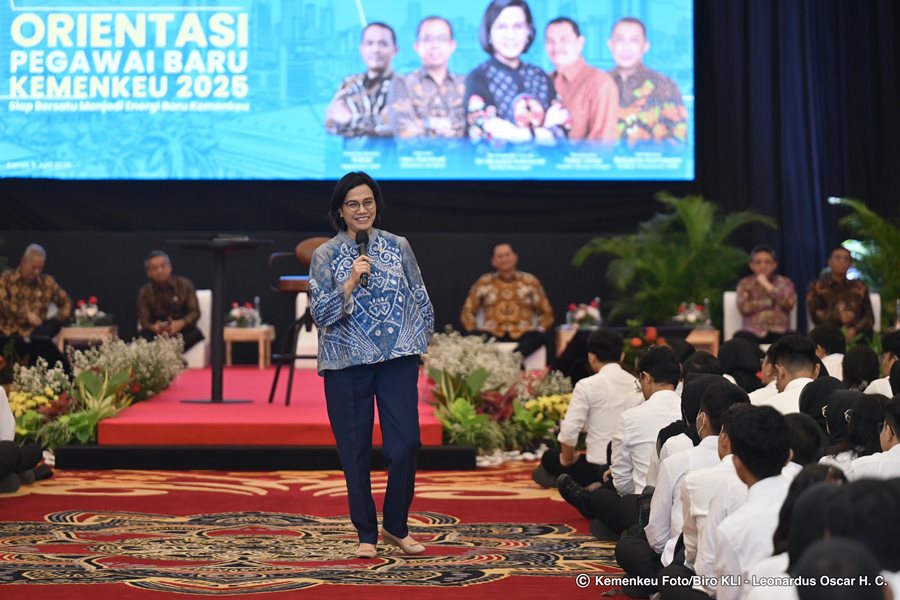 Ini Pesan Menkeu Sri Mulyani kepada 1.037 CPNS Kemenkeu 2025