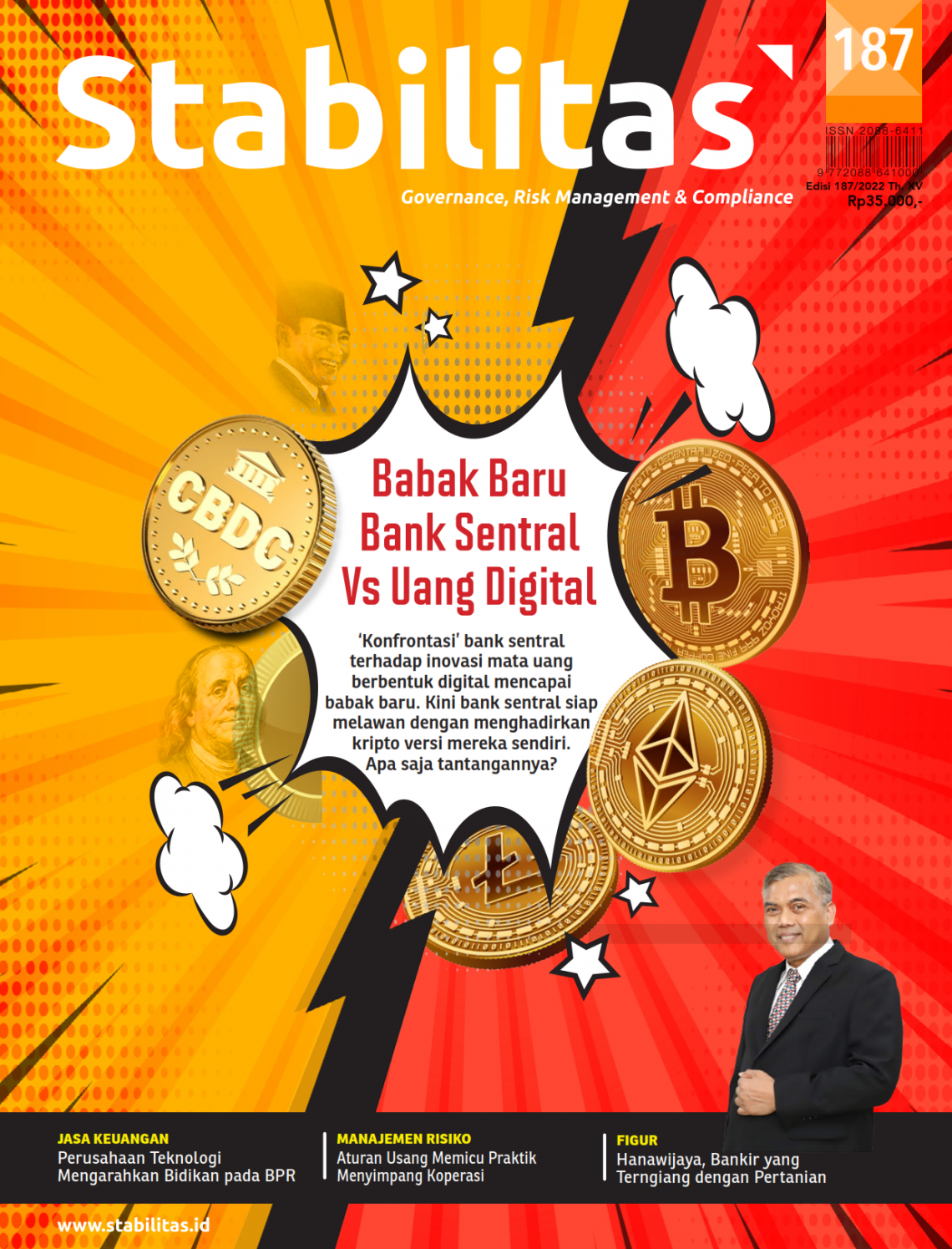 Stabilitas Edisi 187 : Babak Baru Bank Sentral Vs Uang Digital