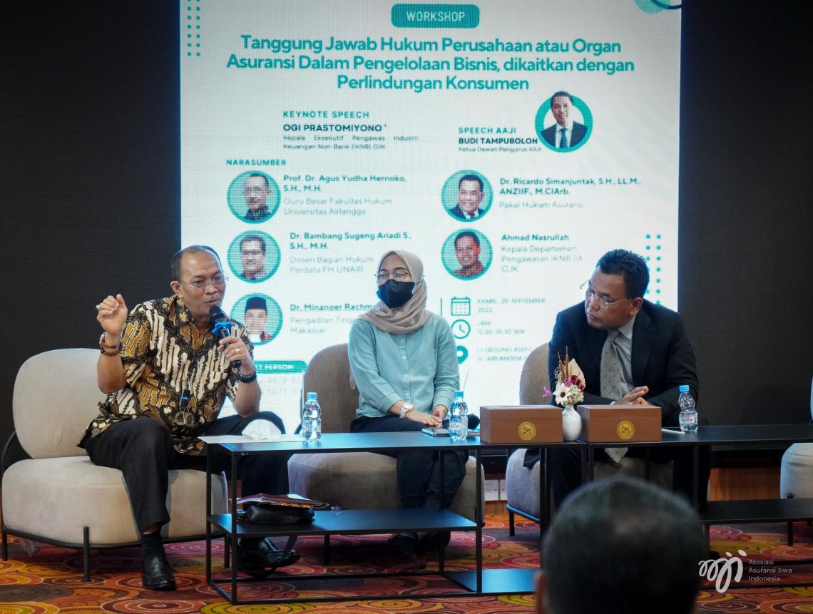 AAJI Bersama GH UNAIR Kaji Sisi Hukum Perusahaan Asuransi Jiwa