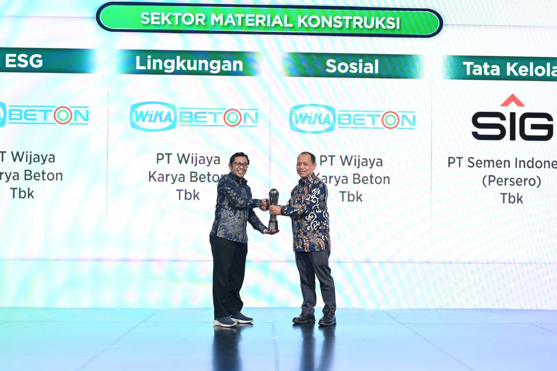 Konsisten Terapkan ESG, SIG Jaga Profitabilitas Lewat Praktik Tata Kelola Standar ACGS