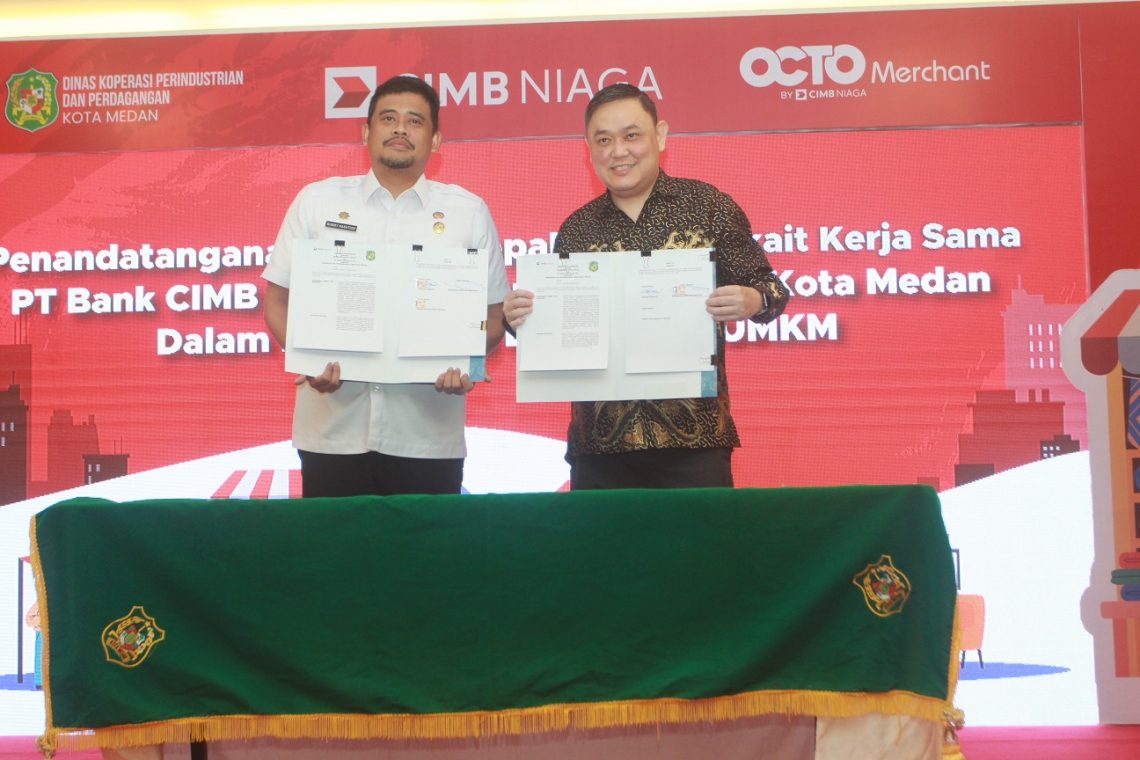 CIMB Niaga dan Pemko Medan Kerja Sama Dukung Digitalisasi Merchant UMKM