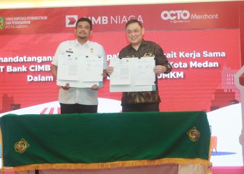 CIMB Niaga dan Pemko Medan Kerja Sama Dukung Digitalisasi Merchant UMKM