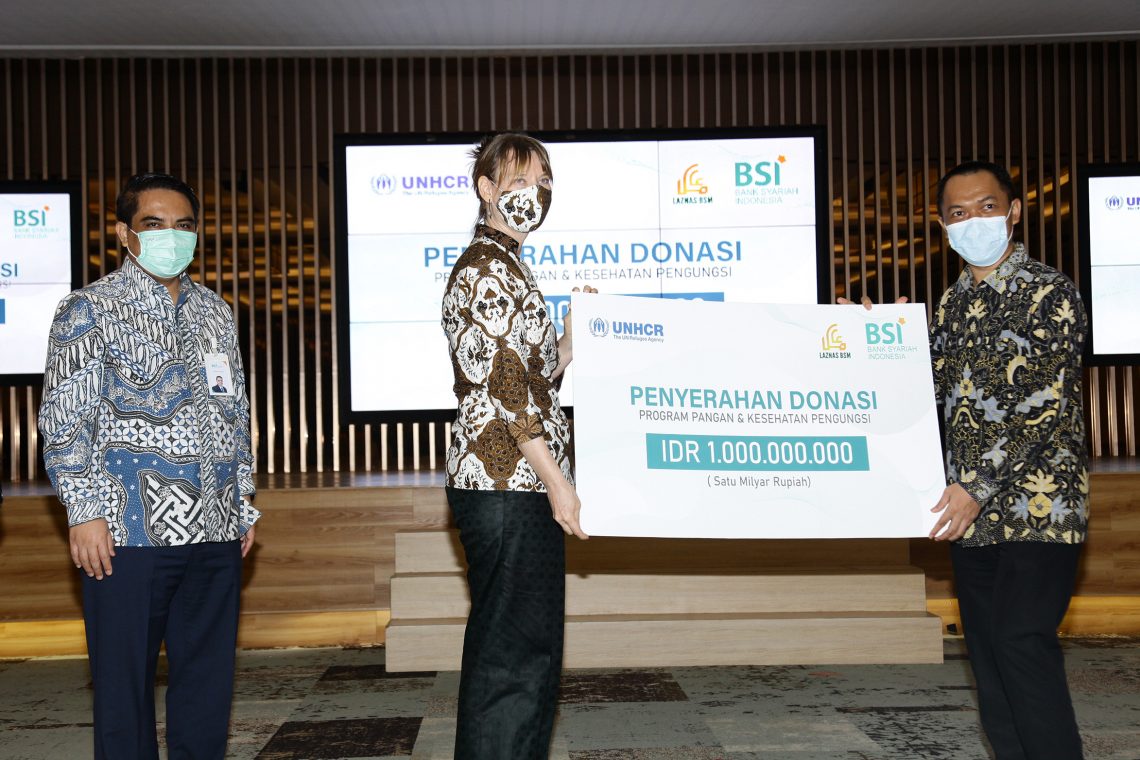 Bank Syariah Indonesia menggandeng UNHCR Salurkan 1 Miliar untuk Bantu Pengungsi